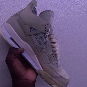 Off - White Jordan 4's ( Used Wear)